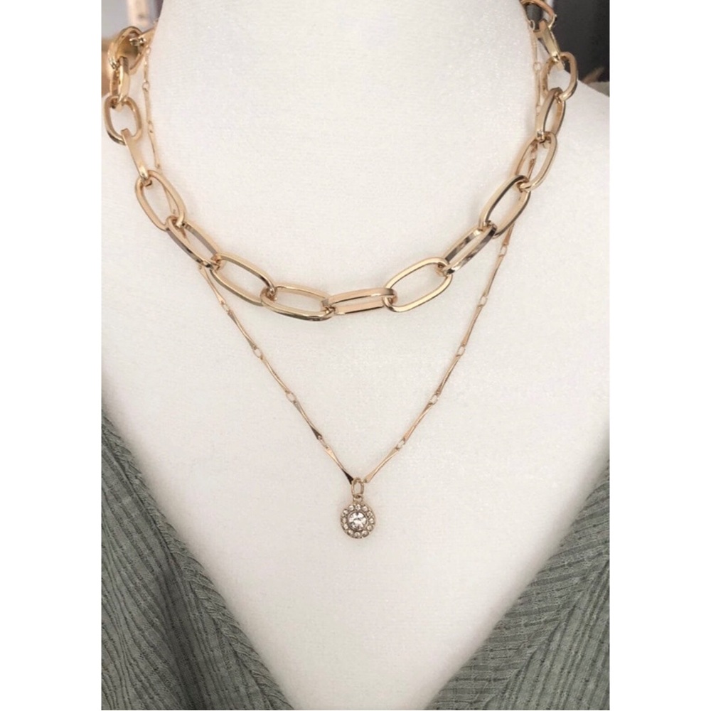 Callie Jewel Link Necklace
